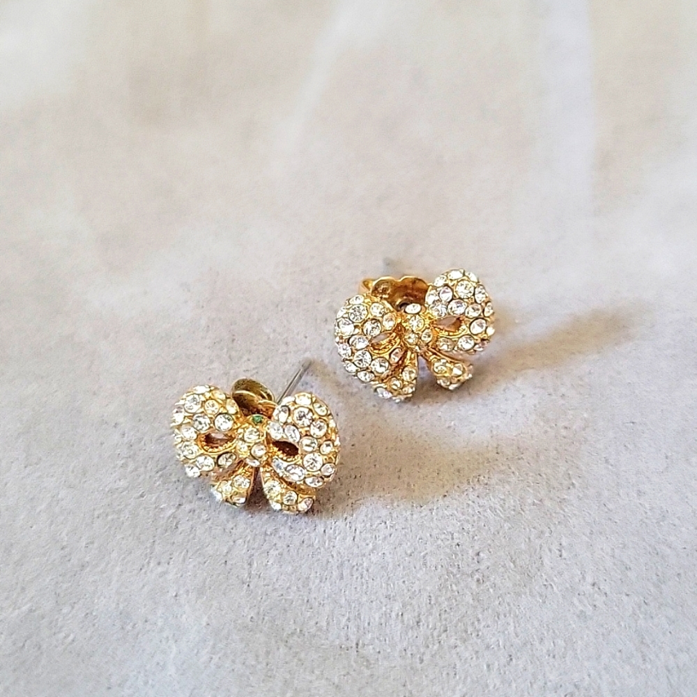 Ariella bow stud earrings
